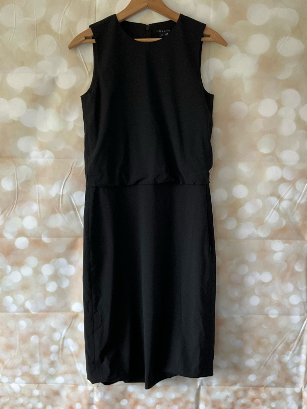 Theory Black Sleeveless Dress